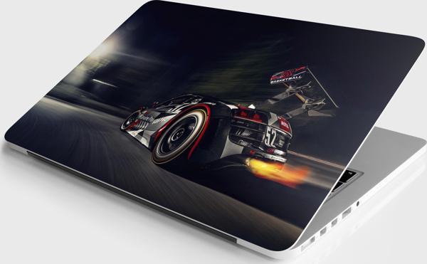 Laptop Sticker Notebook Pc Kaplama Etiketi Yarış - Image 1