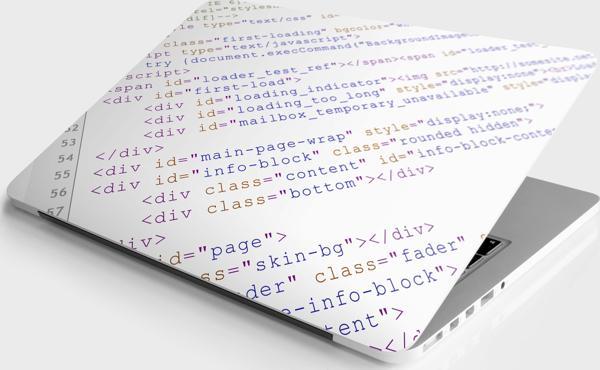 Laptop Sticker Notebook Pc Kaplama Etiketi Yazılım HTML - Image 1