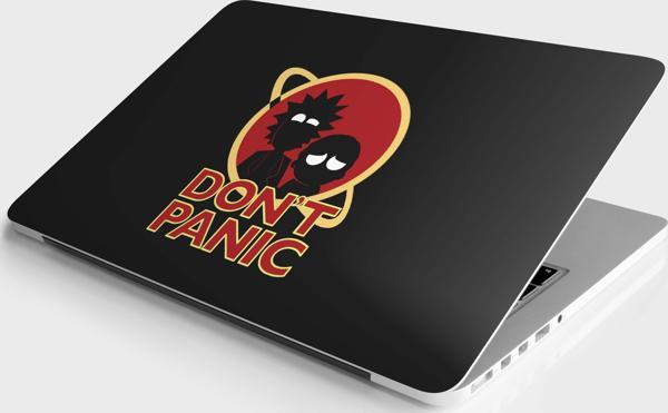 Laptop Sticker Notebook Pc Kaplama Etiketi Dont Panic - Image 1