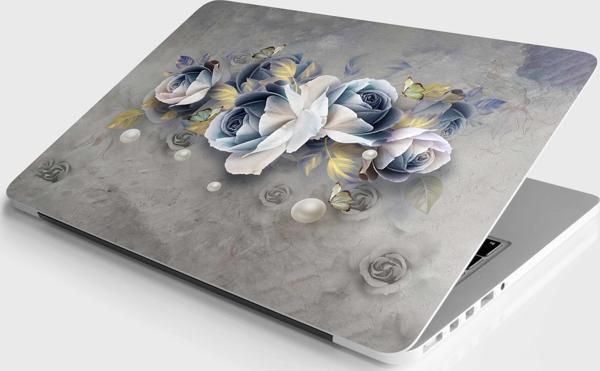 Laptop Sticker Notebook Pc Kaplama Etiketi Duvar Çiçek - Image 1