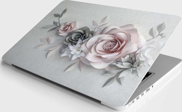 Laptop Sticker Notebook Pc Kaplama Etiketi Duvarda Çiçek - Image 1