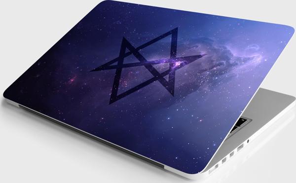 Laptop Sticker Notebook Pc Kaplama Etiketi Galaksi Logo - Image 1