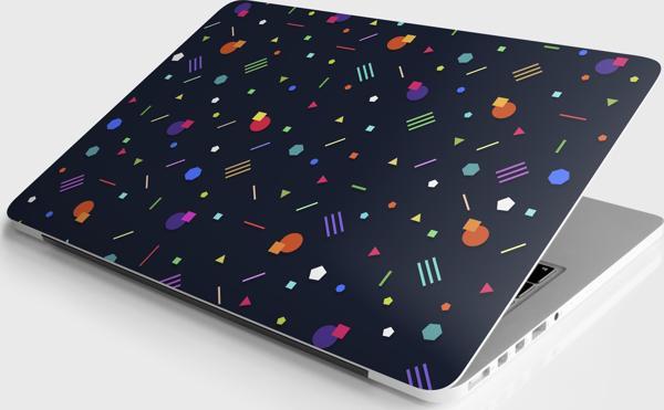 Laptop Sticker Notebook Pc Kaplama Etiketi Geometry Absract - Image 1