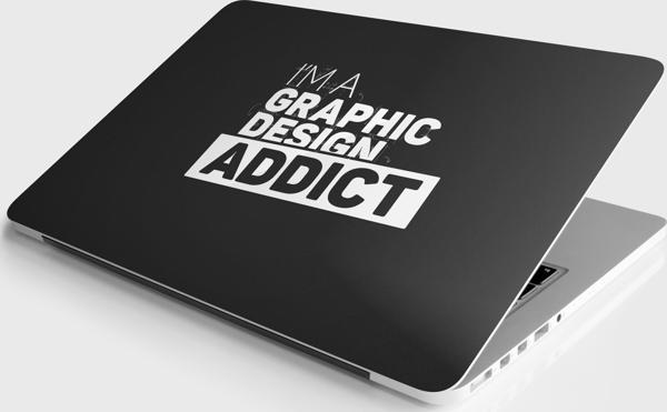 Laptop Sticker Notebook Pc Kaplama Etiketi Grafik Bağımlısı - Image 1