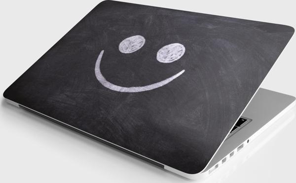 Laptop Sticker Notebook Pc Kaplama Etiketi Gülümse - Image 1