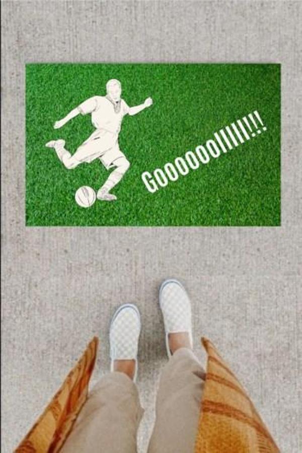 Büro Ev Ofis Dekoru için Dijital Baskı Kapı Önü Paspas Goooolllll Tarz - Image 1