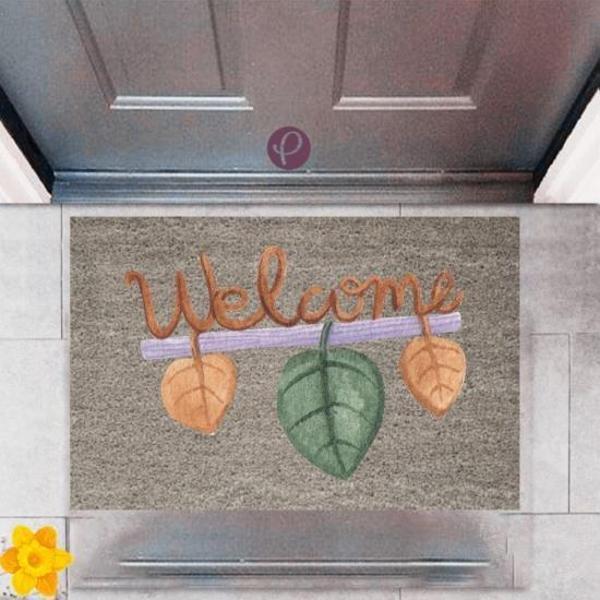Büro Ev Ofis Dekoru için Dijital Baskı Kapı Önü Welcome Stil Paspas  - Image 1