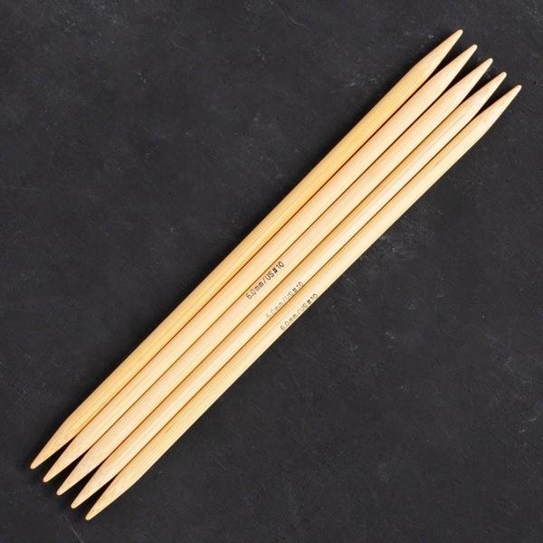 Büro Ev Ofis Hobi Dikiş Atölyesi için 20CM 6MM Bambu Çorap Şişi - Image 1