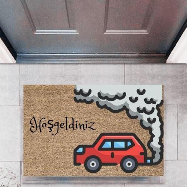Büro Ev Ofis Dekoru için Dijital Baskı Kapı Önü Paspas Arabalar 662 - Image 1