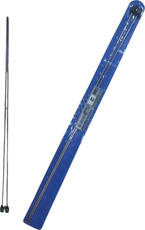 Büro Ev Ofis Hobi Dikiş Atölyesi için No8 35CM Titanyum Örgü Şiş - Image 1