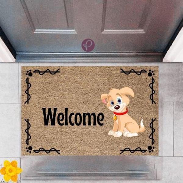 Büro Ev Ofis Dekoru için Dijital Baskı Model Kapı Önü Stil Welcome Paspas  - Image 1