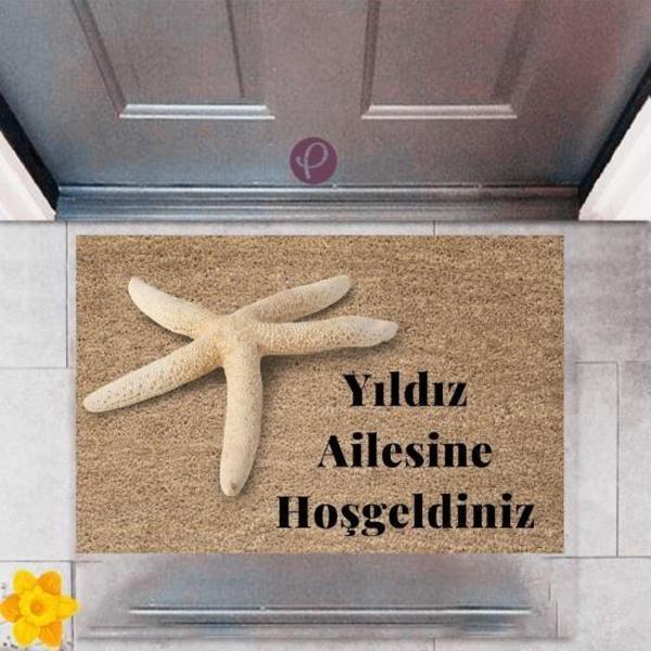 Büro Ev Ofis Dekoru için Dijital Baskı Kapı Önü Paspas Yıldız Stil - Image 1