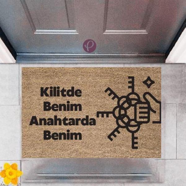 Büro Ev Ofis Dekoru için Dijital Baskı Kapı Önü Paspas Kilit Stil - Image 1