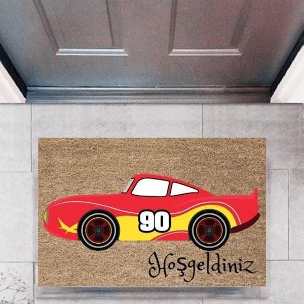 Büro Ev Ofis Dekoru için Dijital Baskı Kapı Önü Paspas Arabalar 699 - Image 1