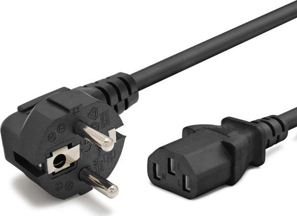 Büro Ev Ofis Cihazları için 1,5MT 1MM 500W 42PIN Siyah Power Güç Kablosu - Image 1