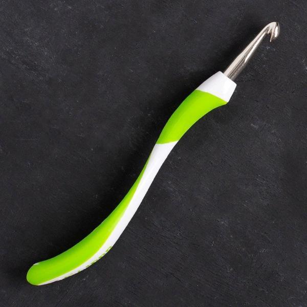 Büro Ev Ofis Hobi Dikiş Atölyesi için 16CM 7MM Yeşil Ergonomik Yün Tığ - Image 1