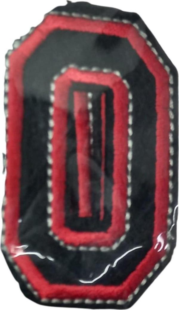 Büro Ev Ofis Hediyesi için 4X5CM 0 Rakamı Ütü İle Yapışan Aplike Arma - Image 1
