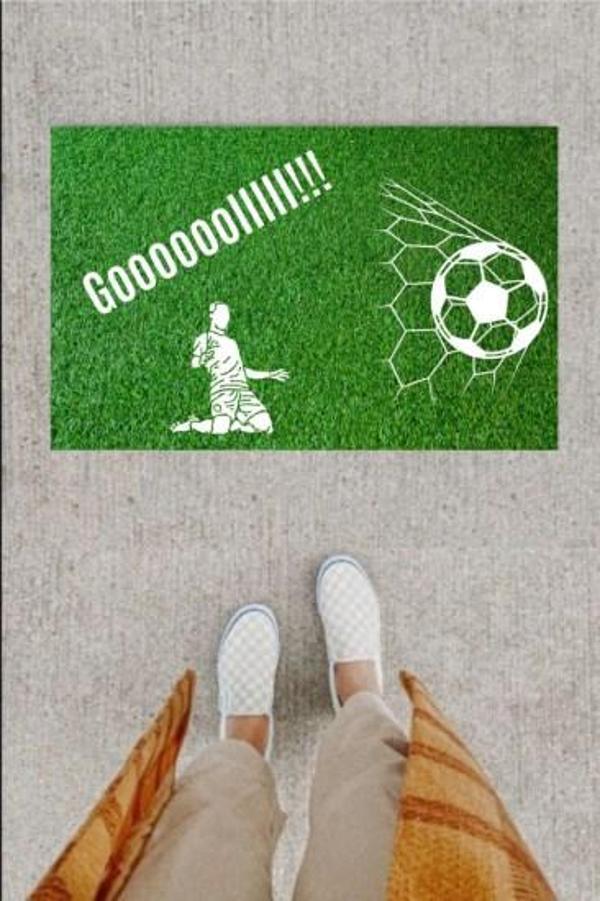 Büro Ev Ofis Dekoru için Dijital Baskı Kapı Önü Paspas Goooolllll Stil - Image 1