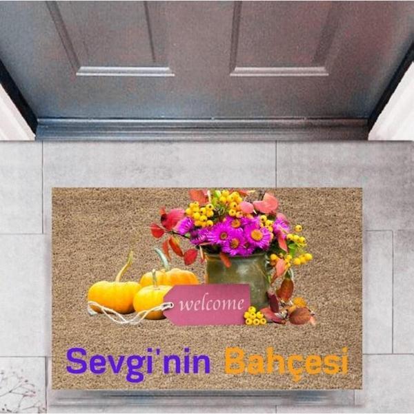 Büro Ev Ofis Dekoru için Dijital Baskı Kapı Önü Paspas Bahçe Stil - Image 1
