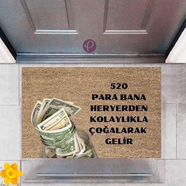 Büro Ev Ofis Dekoru için Dijital Baskı Kapı Önü Paspas 520 Para Tip - Image 1