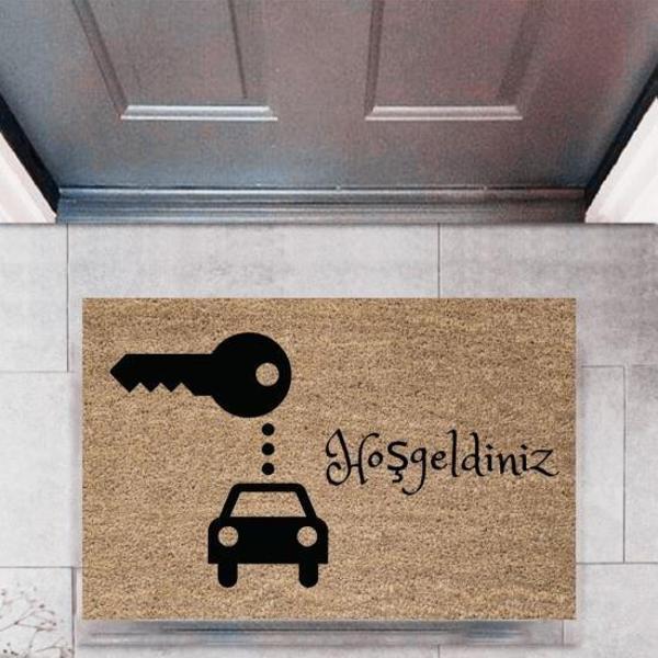 Büro Ev Ofis Dekoru için Dijital Baskı Kapı Önü Paspas Arabalar 686 - Image 1