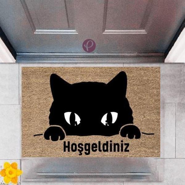 Büro Ev Ofis Dekoru için Dijital Baskı Kapı Önü Paspas Hoşgeldiniz Motif - Image 1