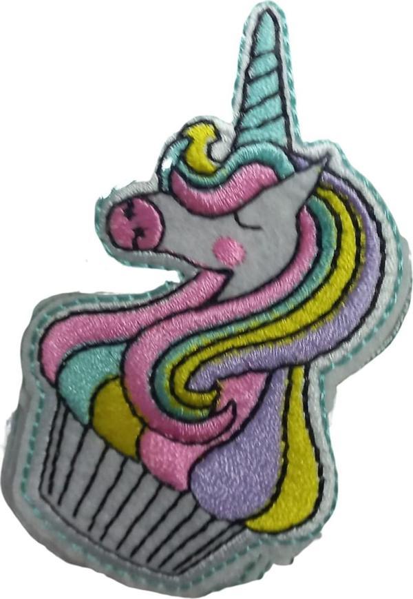 Büro Ev Ofis Hediyesi için 4CM Yeşil Unicorn Ütü İle Yapışan Aplike Arma - Image 1