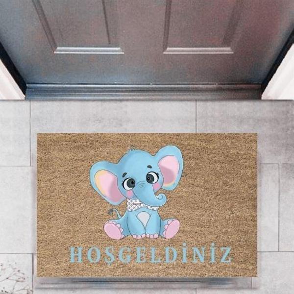 Büro Ev Ofis Dekoru için Dijital Baskı Kapı Önü Paspas Hayvanlar Model - Image 1
