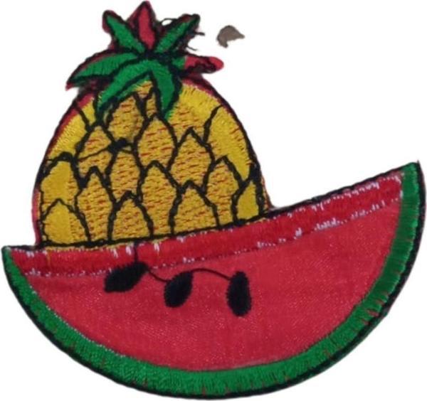 Büro Ev Ofis Hediyesi için Karpuz Ananas Desen Ütü İle Yapışan Aplike Arma - Image 1