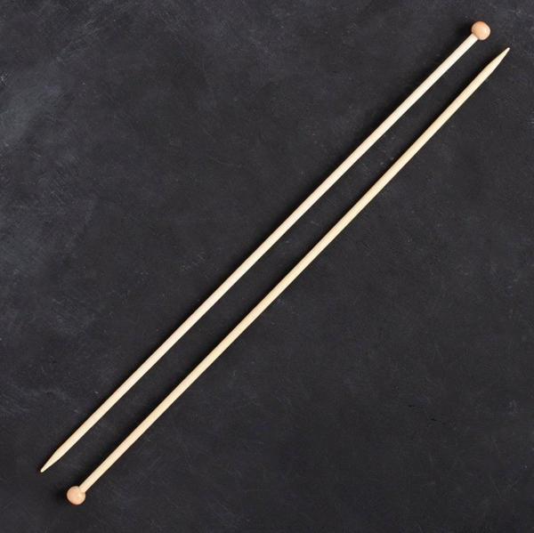 Büro Ev Ofis Hobi Dikiş Atölyesi için 35CM 4,5MM Bambu Örgü Şişi - Image 1