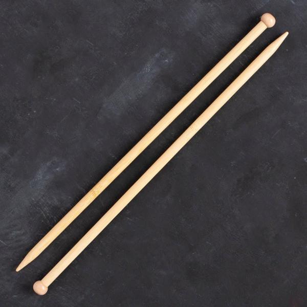 Büro Ev Ofis Hobi Dikiş Atölyesi için 35CM 9MM Bambu Örgü Şişi - Image 1