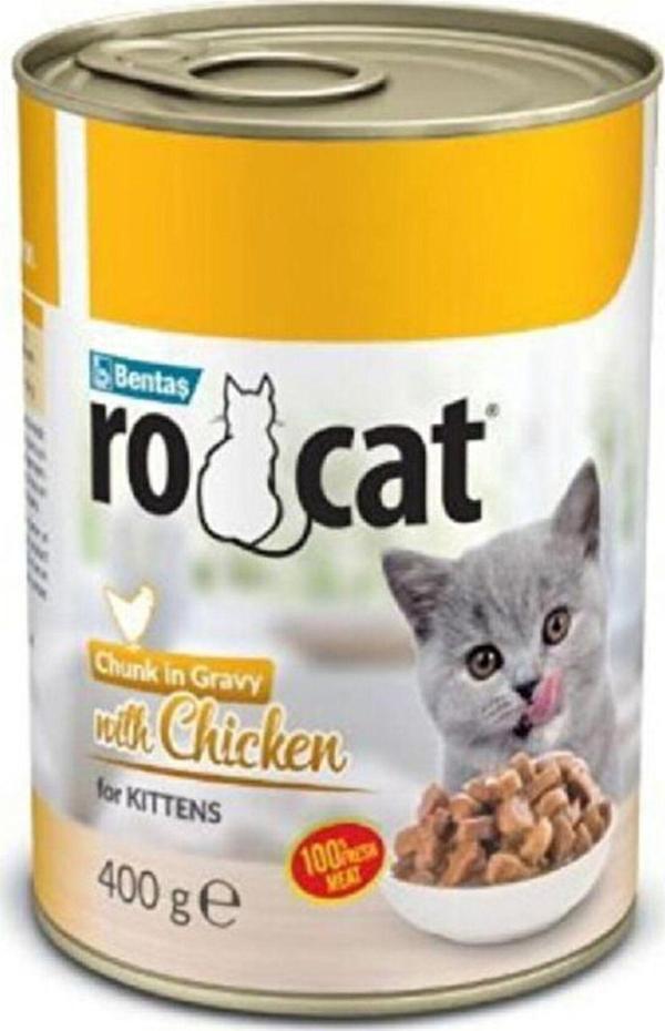 İcon Kimyasal Rocat Milk Chicken Kedi Maması 400Gr 6 Adet - Image 1