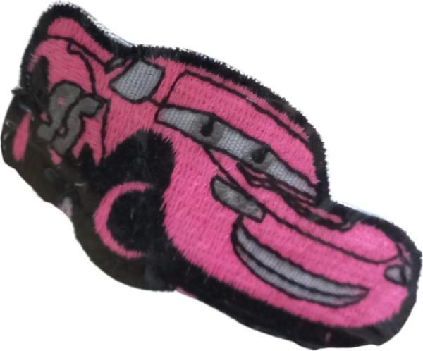 Büro Ev Ofis Hediyesi için 3X3CM Pembe 95 Araba Ütü İle Yapışan Aplike Arma - Image 1