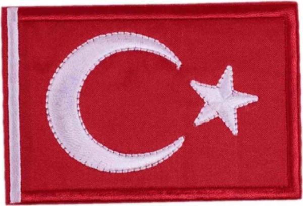 Büro Ev Ofis Hediyesi için 6X4CM Türk Bayrağı Ütü İle Yapışan Aplike Arma - Image 1