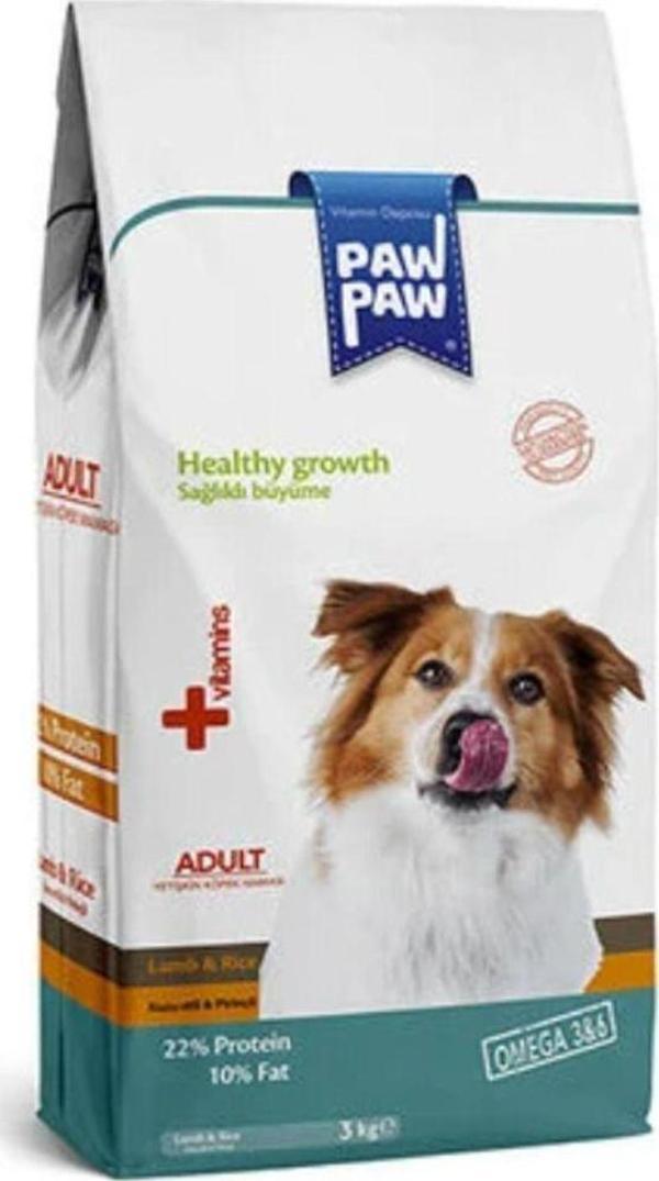 Paw Paw Kuzu Etli Ve Pirinçli Yetişkin Köpek Maması 15 Kg - Image 1