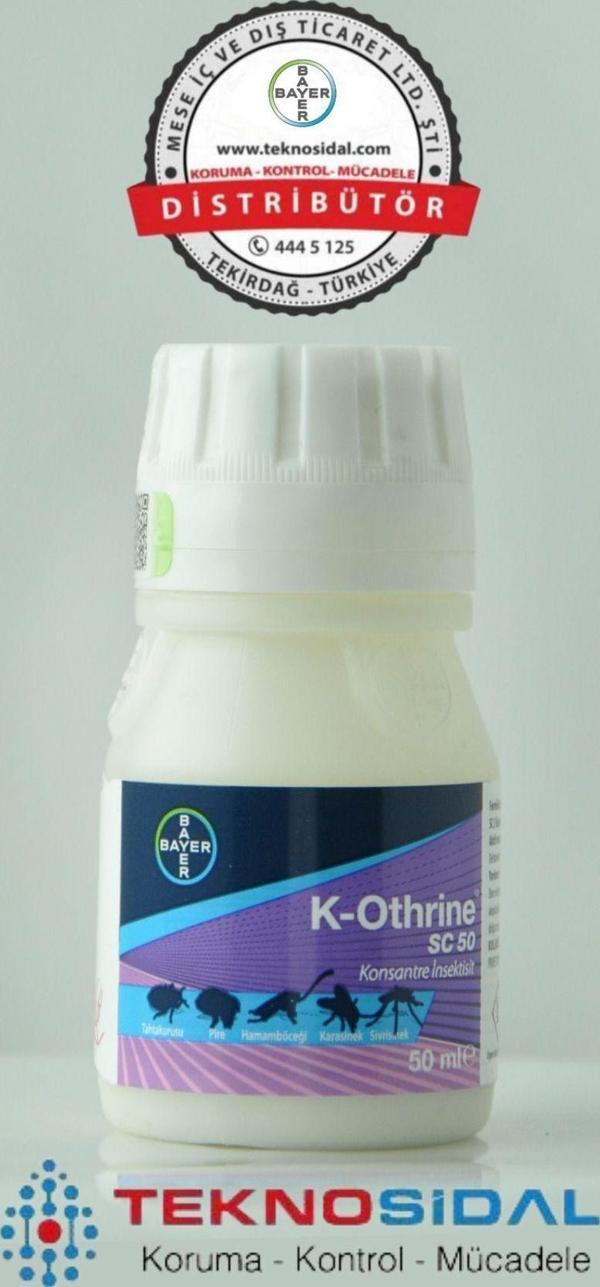 Bayer K-Othrine Sc 50 Haşere Böcek Öldürücü 50 Ml 2 Adet - Image 1