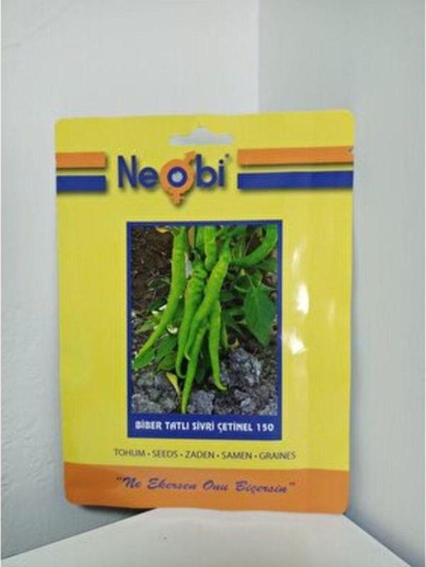 Neobi Biber Tatlı Sivri Çetinel Tohum 10 Gr 4Ad - Image 1