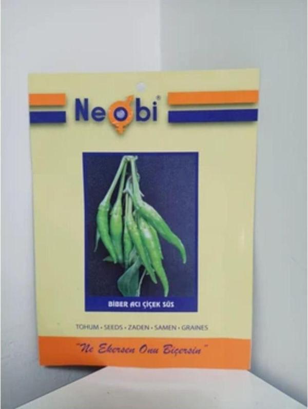 Neobi Biber Acı Çiçek Süs Tohum 4Ad - Image 1