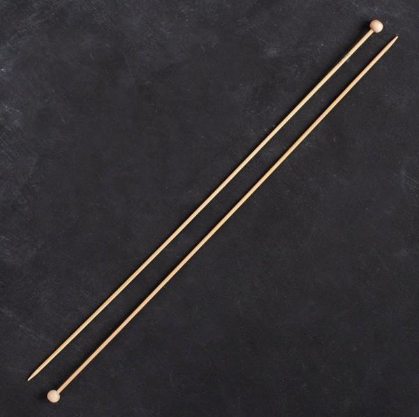 Büro Ev Ofis Hobi Dikiş Atölyesi için 35CM 2,5MM Bambu Örgü Şişi - Image 1