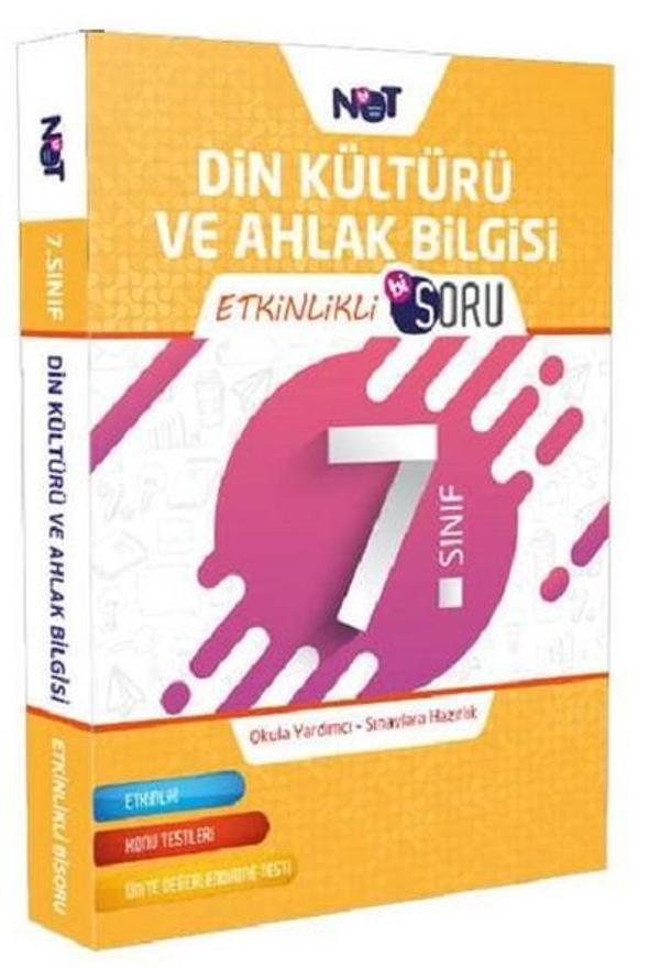 7.Sınıf Din Kültürü ve Ahlak Bilgisi-Etkinlikli - Bi Not Yayınları - Image 1