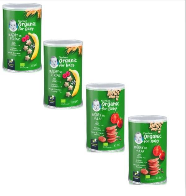 OrganikMuzluVeDomatesliBebekAtıştırmalığı35gr*4adet(KarmaPaket) - Image 1