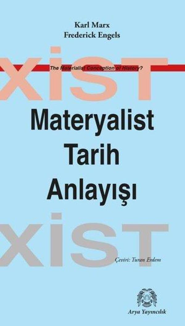 Materyalist Tarih Anlayışı - Arya Yayıncılık - Image 1