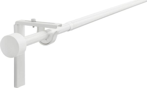 Perde çubuğu seti, beyaz, 120-210 cm - Image 1