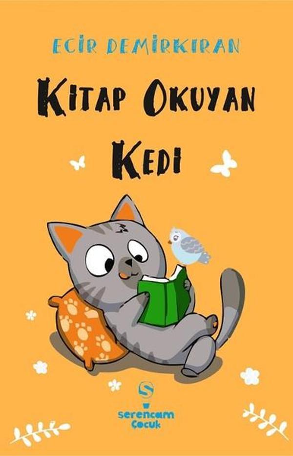 Kitap Okuyan Kedi - Serencam Yayınevi - Image 1