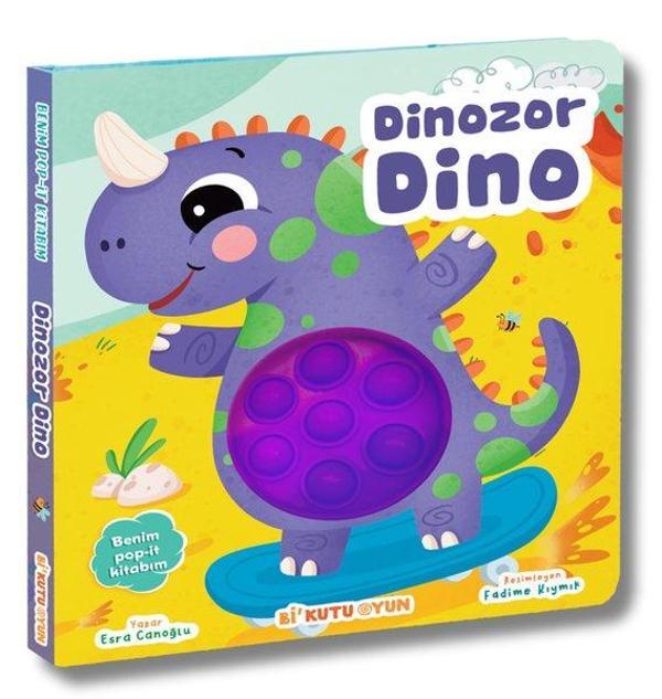 Dinozor Dino - Benim Pop-it Kitabım - Bi Kutu Oyun Yayınevi - Image 1