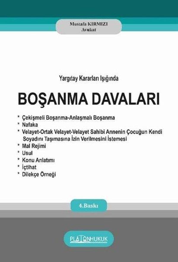 Yargıtay Kararları Işığında Boşanma Davaları - Platon Hukuk Yayınevi - Image 1