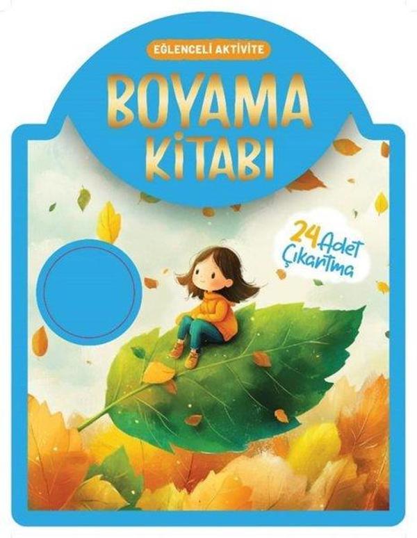 Çıkartmalı Boyama Kitabı - Mavi - Eğlenceli Aktivite - Kum Yayınevi - Image 1