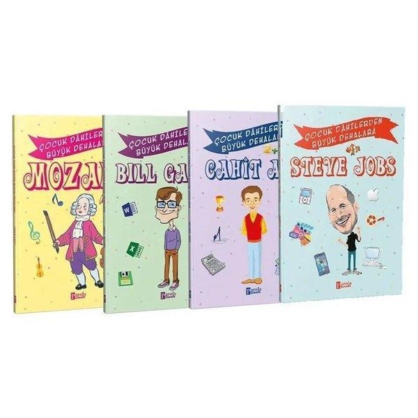 Çocuk Dahilerden Büyük Dehalara Serisi Seti - 4 Kitap Takım - Parola Çocuk - Image 1