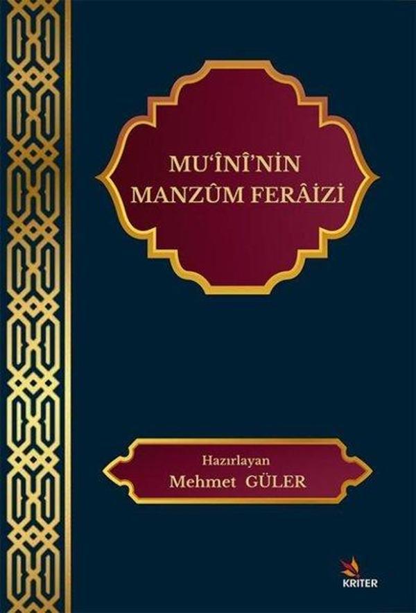 Mu'ini'nin Manzum Feraizi - Kriter - Image 1