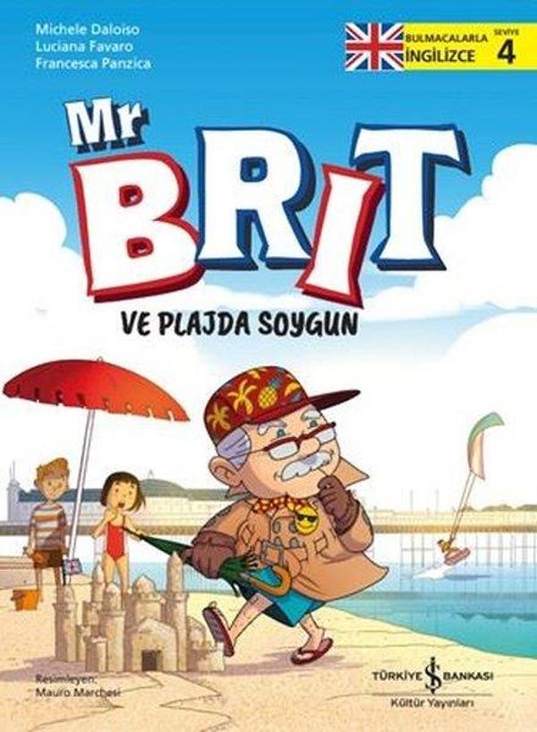 Mr. Brit ve Plajda Soygun - Bulmacalarla İngilizce Seviye 1 - İş Bankası Kültür Yayınları - Image 1